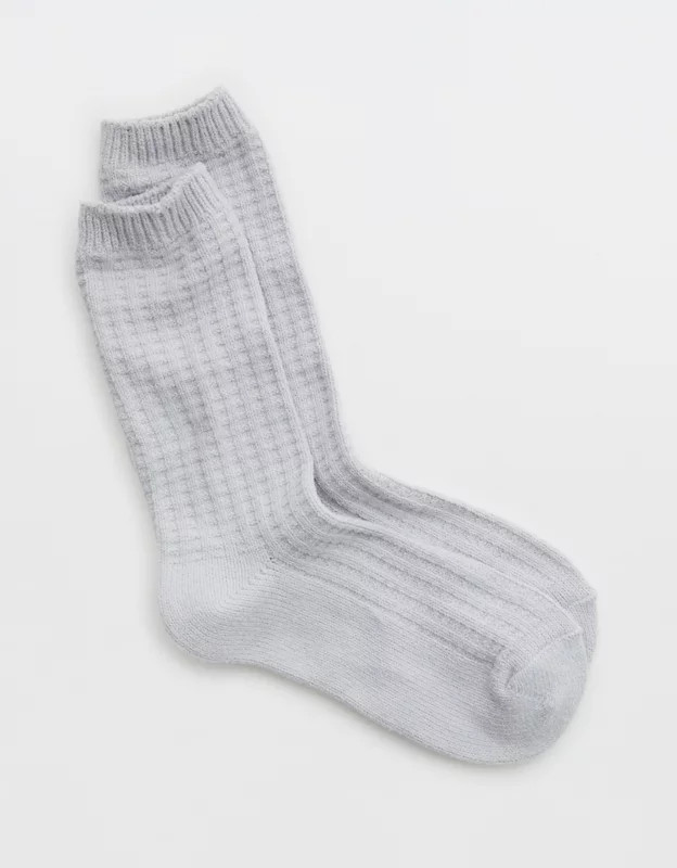 Aerie Waffle Crew Socks | Aerie