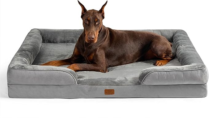 Bedsure XXL Orthopedic Dog Bed - Washable Great Dane Dog Sofa Beds for Giant Dogs, Supportive Foa... | Amazon (US)