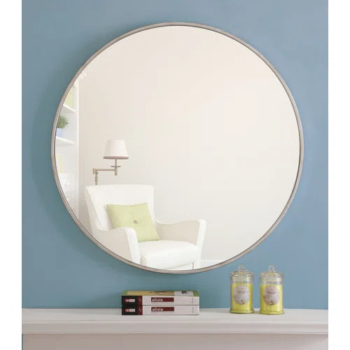 Sabine Metal Rounded Rectangle Wall Mirror | Wayfair North America