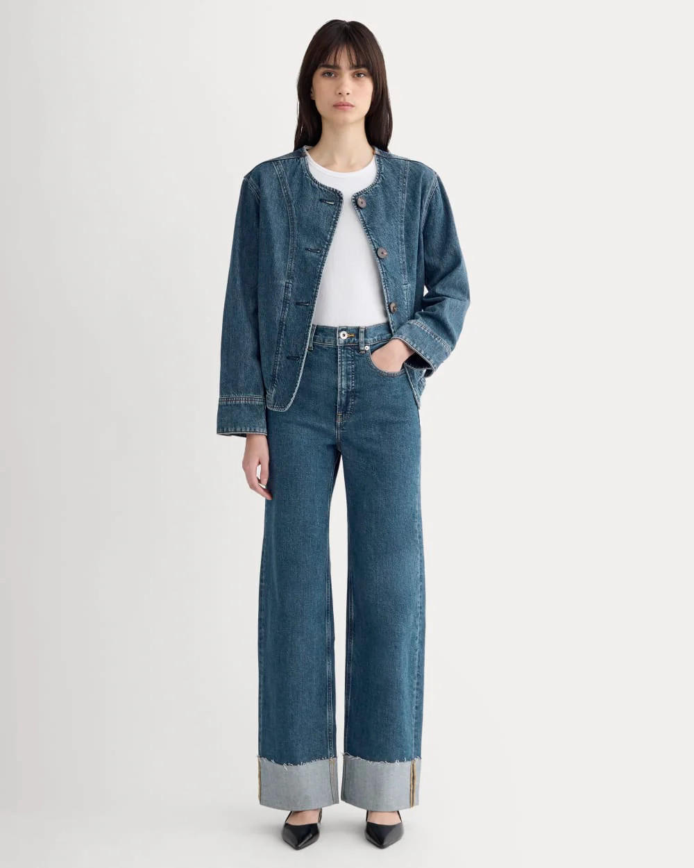 The Way-High® Sailor Jean 2.0 | Mid Indigo | 31.5" Inseam | Everlane
