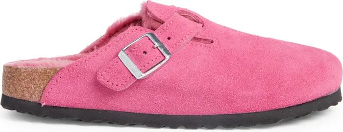 Boston Genuine Shearling Lined Clog (Women) | Nordstrom