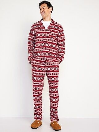 Matching Flannel Pajama Set for Men | Old Navy (US)
