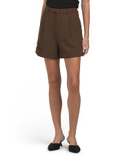 Belted Trouser Shorts | TJ Maxx