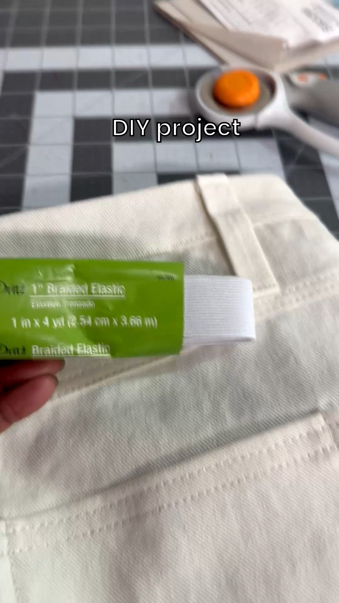 Adding some elastic to the back of a skirt (or pants) can really improve the fit. I did this and now I have something that fits better and gets worn a lot more often. #LTKdiy

#LTKU #LTKootd #LTKvlog