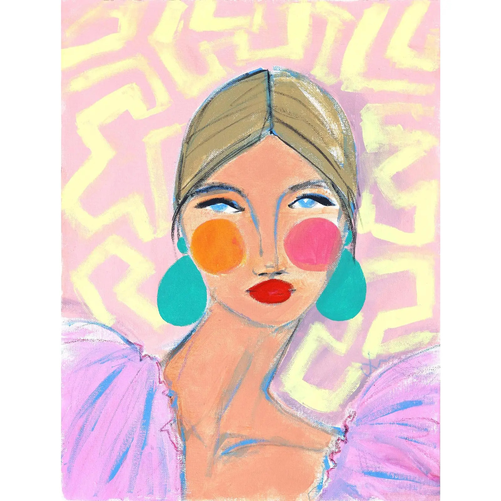 "Georgia" Original Artwork by Lindsey McCord | Chairish