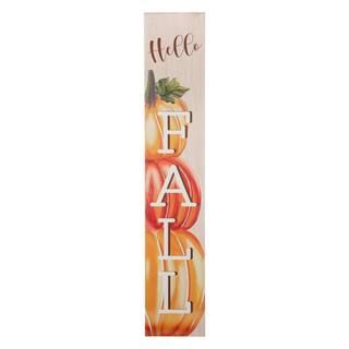 Glitzhome® 3.5ft. Hello Fall Wooden Porch Sign | Michaels Stores