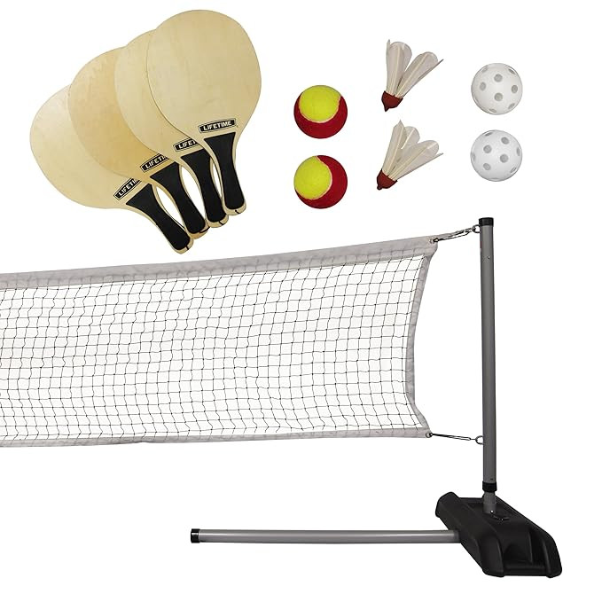 Lifetime 90421 Pickleball, Badminton, & Quickstart Tennis Net Set | Amazon (US)