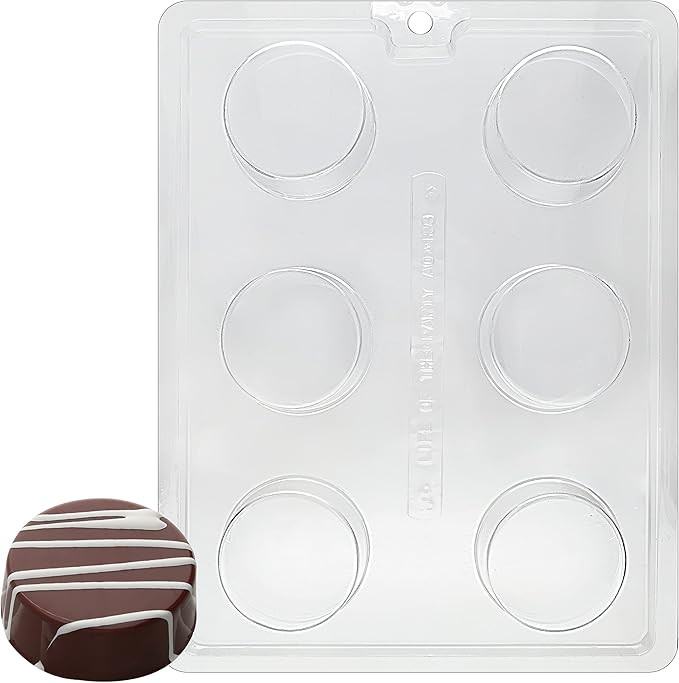 Life of the Party Plain AO138 Cookie Chocolate Candy Mold | Amazon (US)