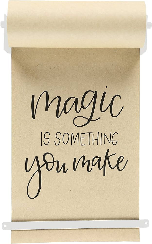 Roller Kraft Paper Roll Display - Wall Decor/Art Wall Mount - (1) Kraft Paper Roll Included (24 I... | Amazon (US)