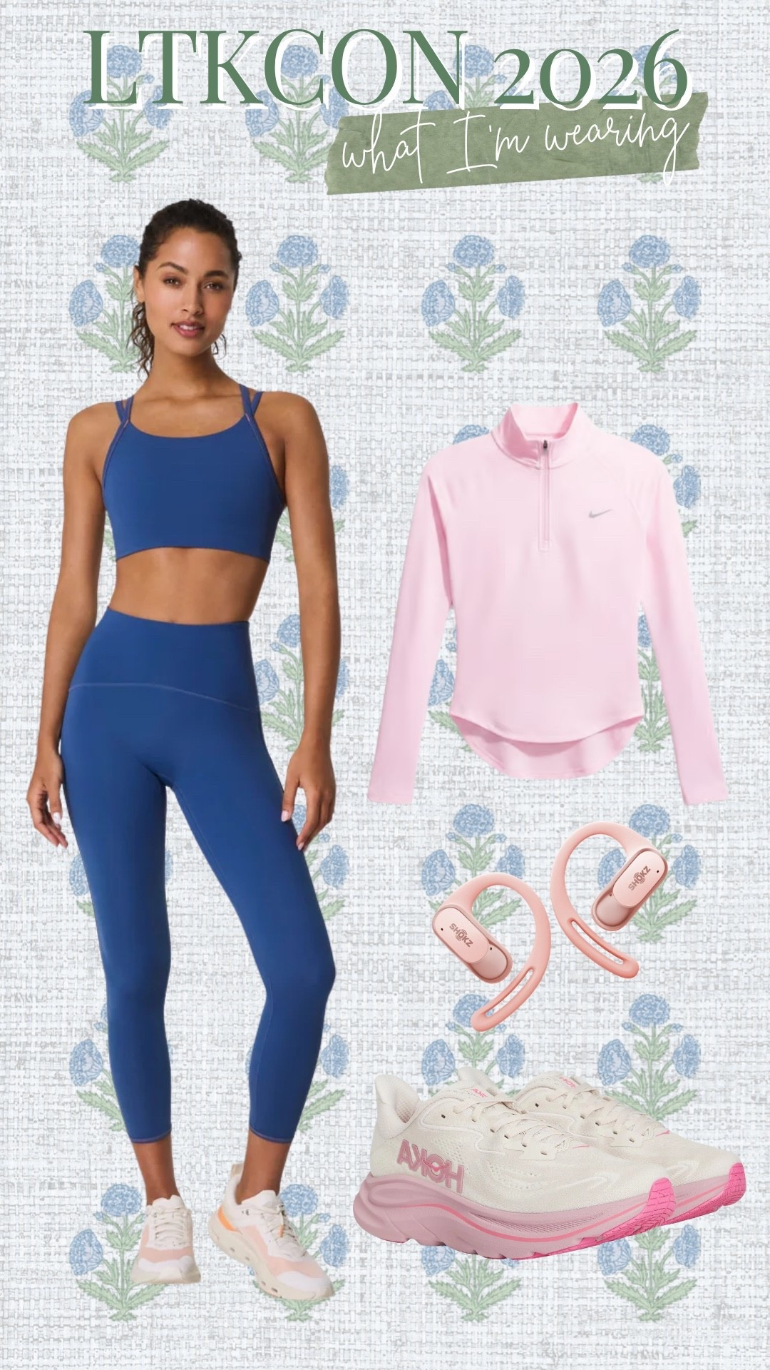 RUNNING TRAINING SESSION  Here’s what  wearing to LTKCON this year, as a petite midsize over 40 gal 🥰

My @Spanx 7/8 booty boost leggings come in a new version that are a cooling version. I wear an XL in these leggings. If you are in between sizes, size up! 

This dri fit @Nike US zip up is perfect for me and I love the color! I’m wearing an XL. 

This is my first pair of open air shoes but I really love them so far! 

My hokas are from @KICKS CREW LLC in the pretties pink color way. I always size up 1/2 a size in running shoes, so these are a 9. 

Midsize, Midsize Fashion, midsize ootd, Smiles and Pearls

#LTKCon #LTKActive #LTKMidsize