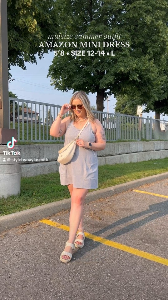Comfy outfit for a hot summer day
Amazon mini dress with built in romper (TTS, L), Coach crossbody bag, Velcro dad sandals (TTS)

#LTKcanada #LTKsummer #LTKmidsize