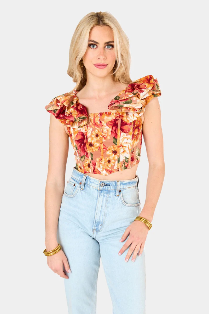 BuddyLove | Della Corset Top | Harvest | BuddyLove