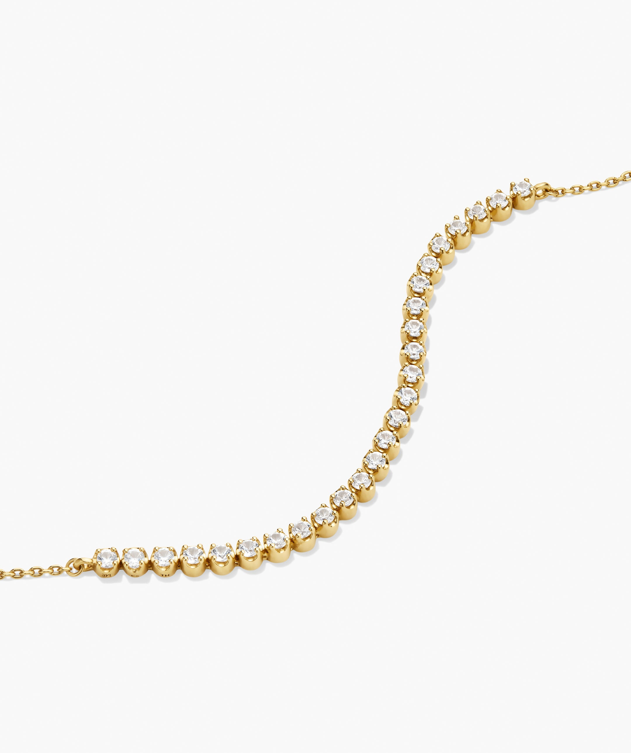 Lab Grown Sapphire Half Tennis Bracelet | Mejuri Fine Crew