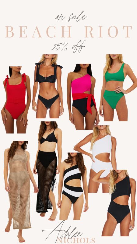 Save on my FAVORITE swim- Beach Riot!! I LOVE their suits, the fit, styles and quality are just the best. 

Spring swim, swim suits, beach riot on sale 

#LTKswim #LTKstyletip #LTKfindsunder100