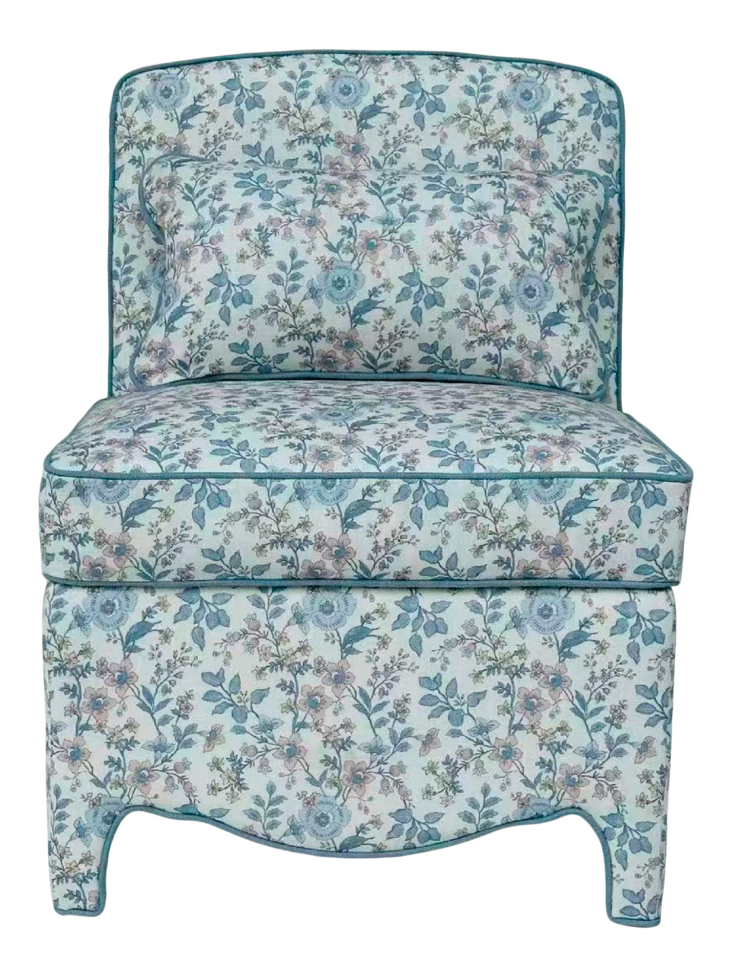 25x34 Blanche Floral Swoop Front Accent Chair With Lumbar Pillow | Furniture & Lighting | Marshal... | Marshalls