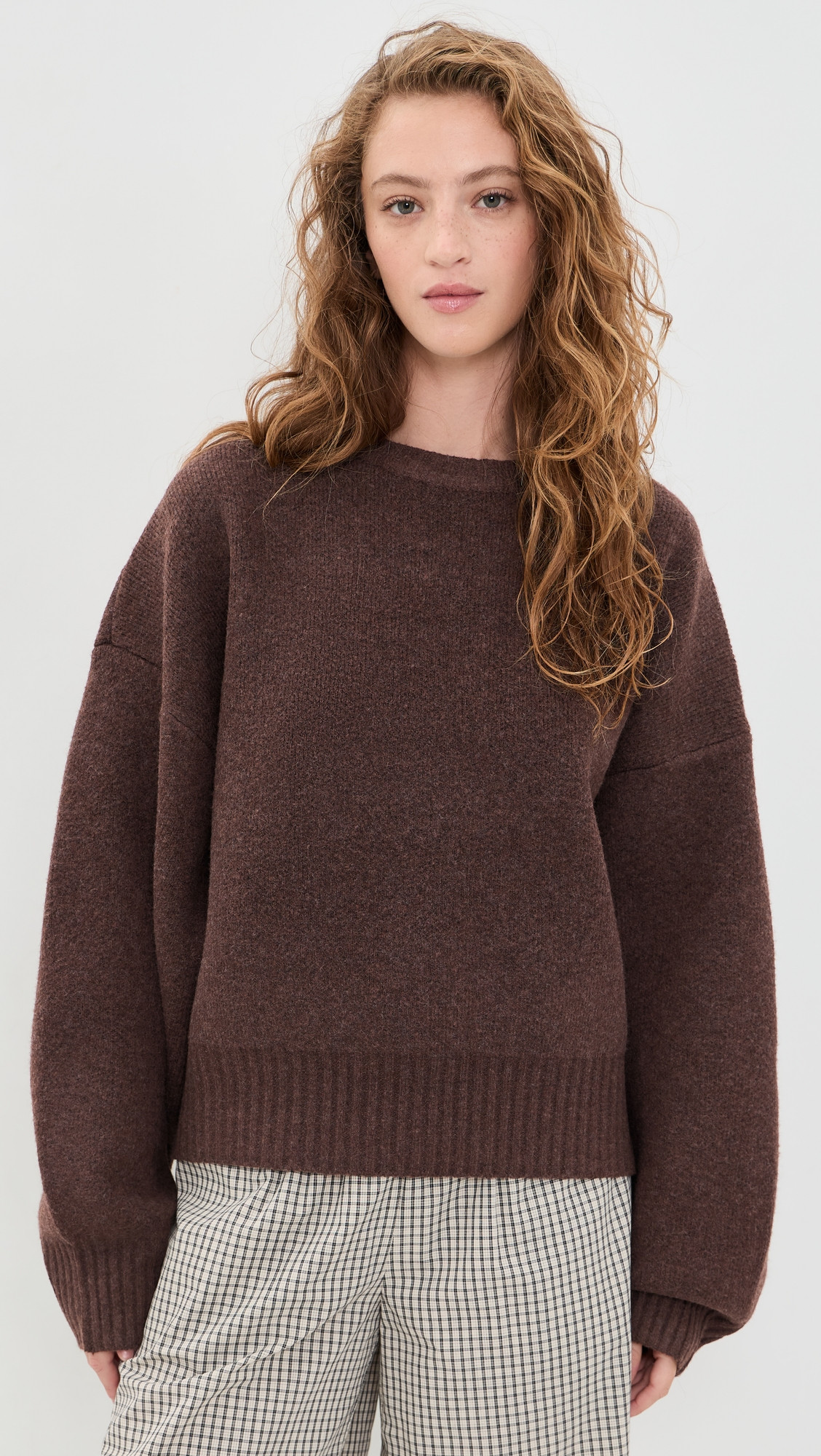 Lioness Dolce Knit Sweater Chocolate XXL | Shopbop