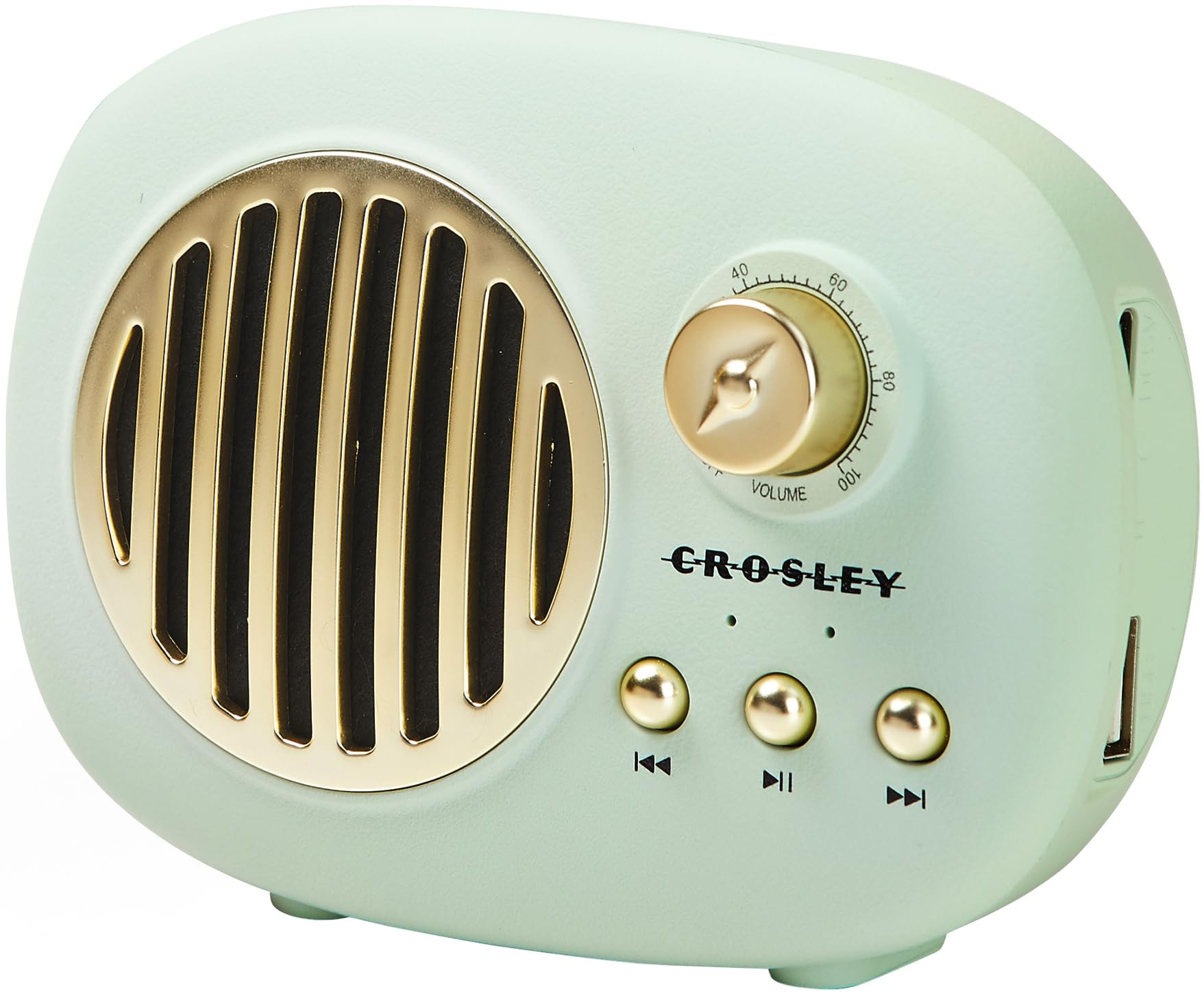 Crosley CR3044A-MN Piper Portable Bluetooth Speaker, Mint | Amazon (US)