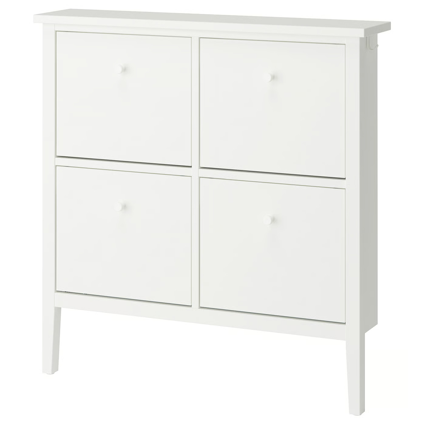 GULLABERG Shoe cabinet with 4 compartments, white, 41 3/8x8 5/8x42 1/8 " | IKEA US