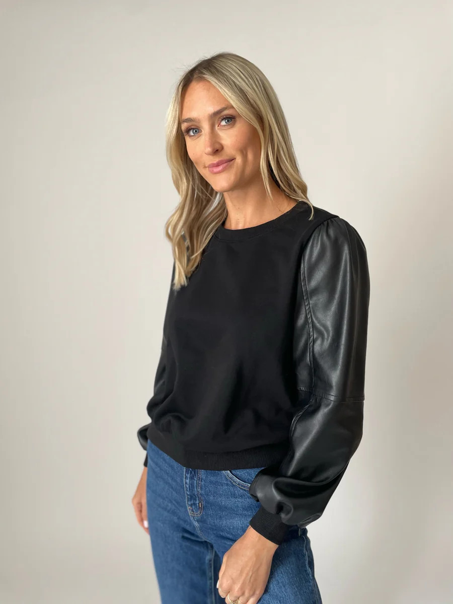 rebel top [black] | Six fifty clothing