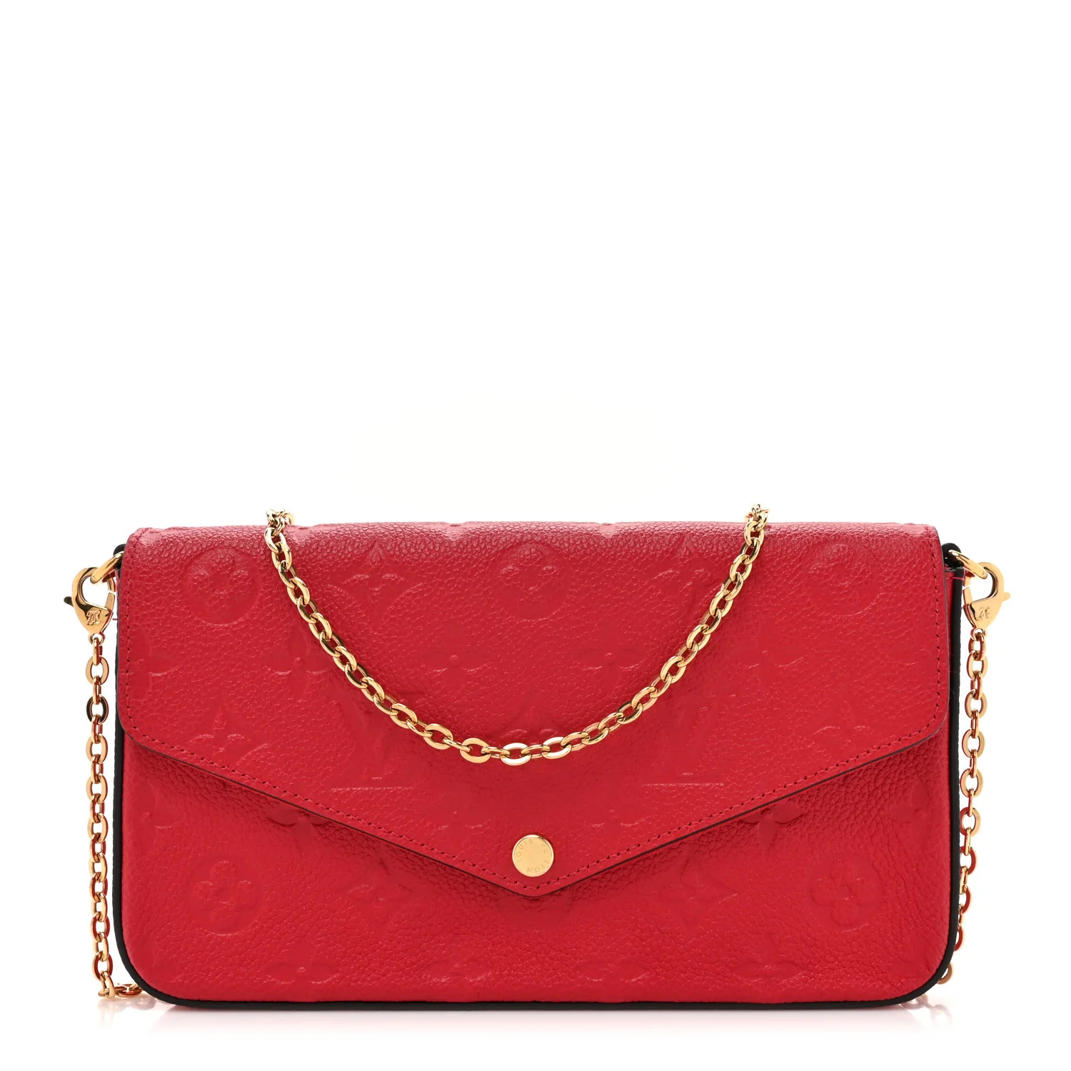 Empreinte Pochette Felicie Chain Wallet Scarlet | FASHIONPHILE (US)