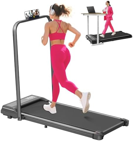 Walking Pad with Incline and Handle Bar, Compact Portable Walking Pad Treadmills for Home/Apartme... | Amazon (US)