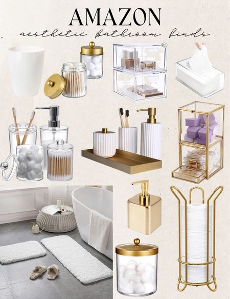 Amazon bathroom essentials! Make your home feel like a spa these affordable, modern accessories!

#ltkbathroom
#ltkhome

#LTKbeauty #LTKhome #LTKsalealert