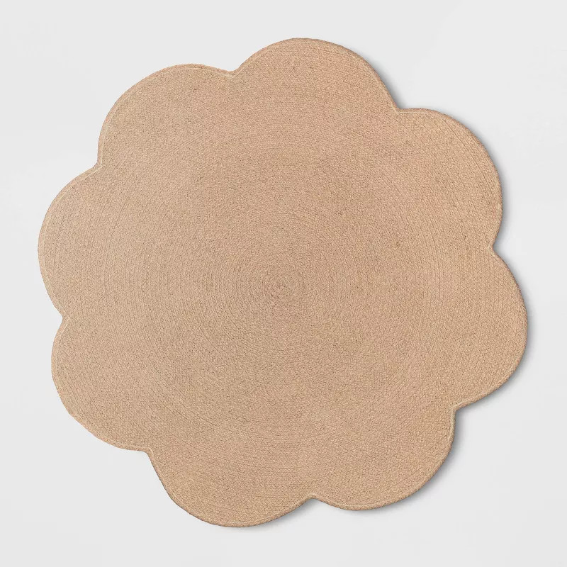 54" Braided Scallop Rug - Pillowfort™ | Target