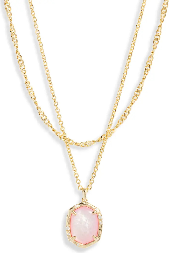 Daphne Layered Coral Pendant NecklaceKendra Scott | Nordstrom