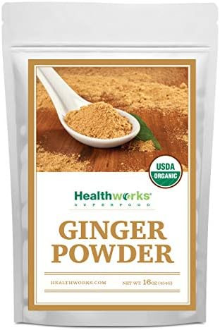 Healthworks Ginger Powder (16 Ounces / 1 Pound) | Ground | Raw | All-Natural & Certified Organic | K | Amazon (US)