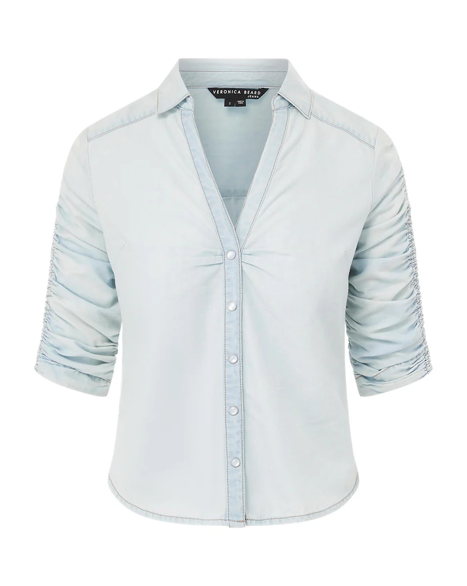 Porta Chambray Shirt | Veronica Beard