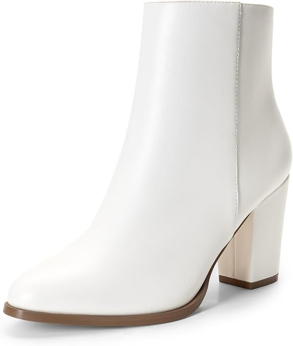 DREAM PAIRS Women's Ankle Boots Chunky Block Heel Booties | Amazon (US)