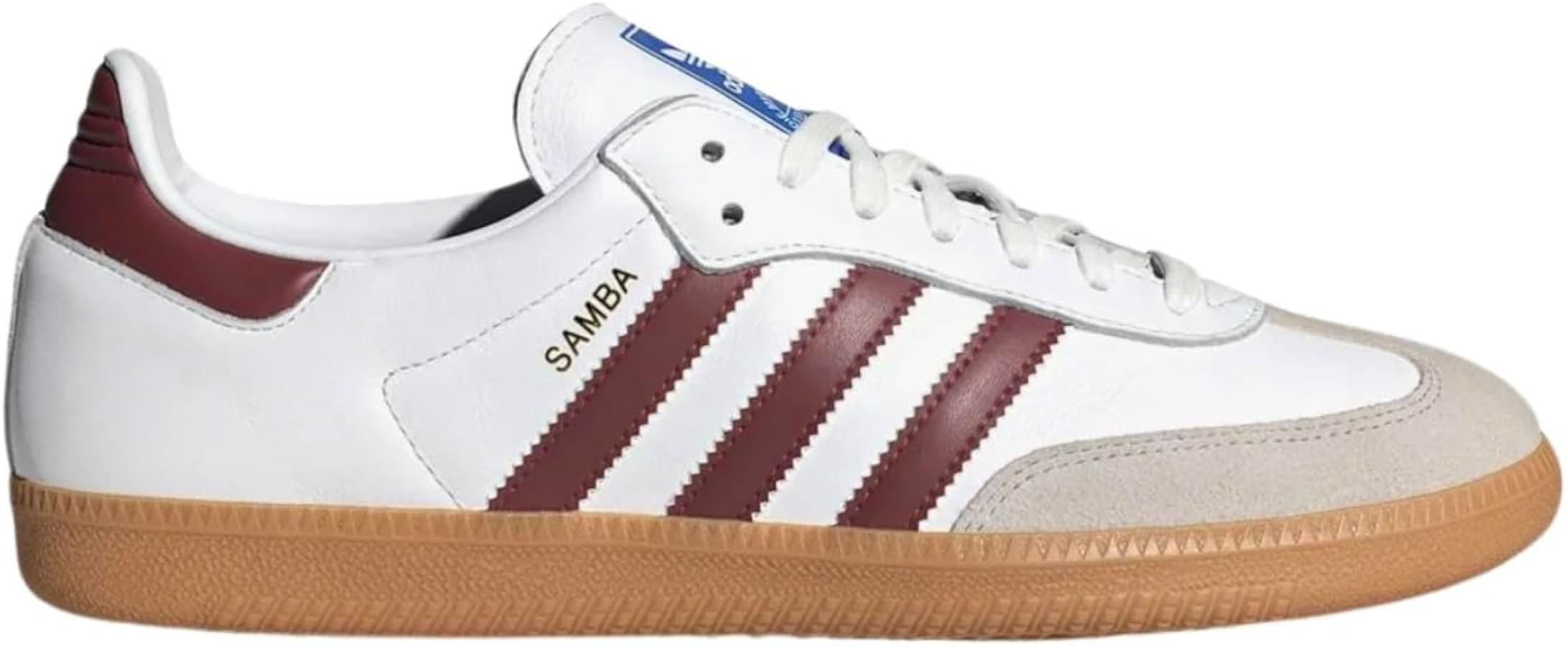 Adidas Samba OG Men's Sneaker (Burgundy Gum, US Footwear Size System, Adult, Men, Numeric, Medium... | Amazon (US)