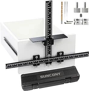 Cabinet Hardware Jig All Aluminum Alloy,Adjustable Drill Guide Template Tool for Installation of ... | Amazon (US)