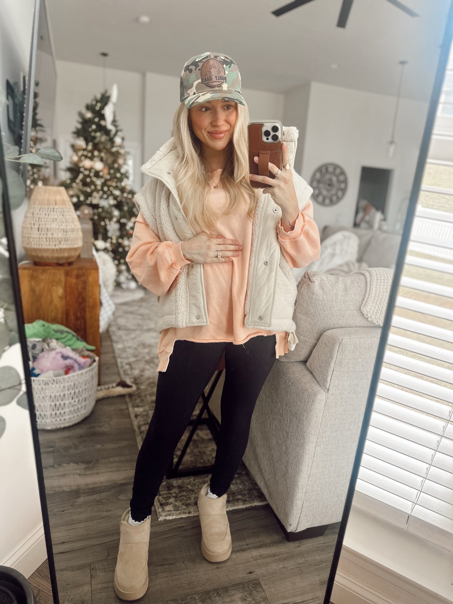 comfy bump friendly fit ✨ 

ft my fav hat we had made for poppies farm 🚜🌾

#LTKU #LTKSeasonal