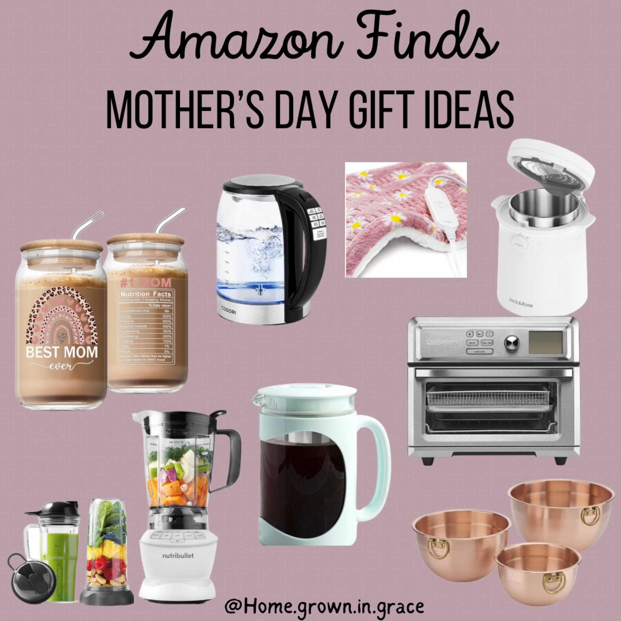 Follow us for the ultimate crunchy 
/ low-tox Morher’s Day Gift guide! 
You’ll find clean brands only here!
This post features stainless steel/ copper kitchen  finds, glass cold brew coffee maker and electric tea kettle,  my fave Nutribullet blender and more! 

Follow my shop @Home.Grown.In.Grace on the @shop.LTK app to shop this post and get my exclusive app-only content!

#LTKGiftGuide #LTKSeasonal #LTKfindsunder100