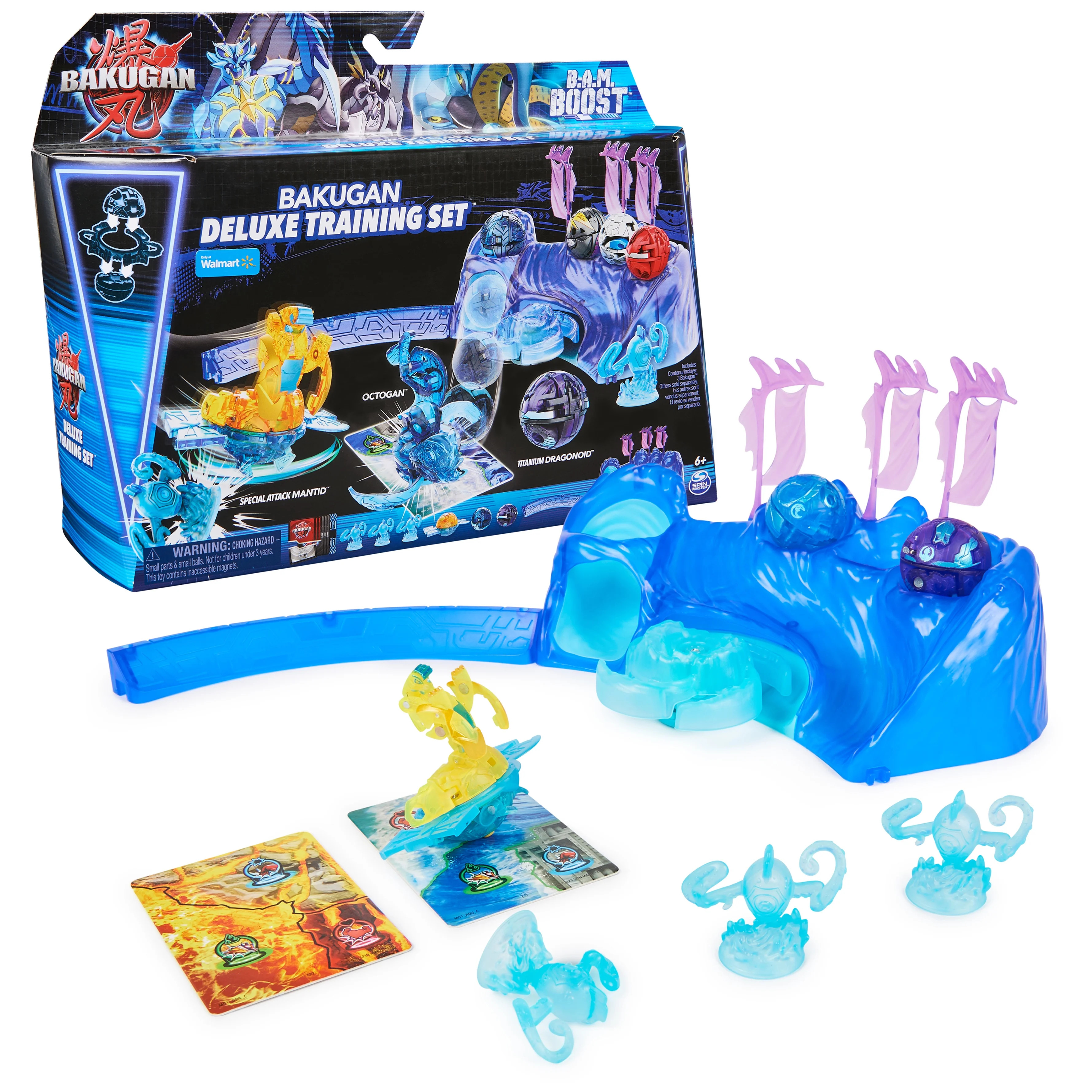 Bakugan Deluxe Training Playset with Special Attack Mantid, Dragonoid, and Octogan - Walmart.com | Walmart (US)