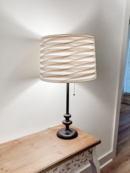 The prettiest lamp under $50✨
We have this one in our foyer and the texture from the lampshade makes the space so cozy!
affordable lamps, medium size lamps, French country decor style, home decor, French country lamp

#LTKhome #LTKfindsunder50