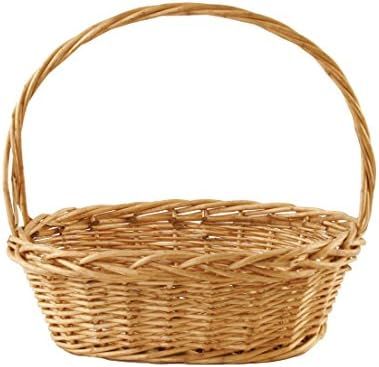 Wald Imports Brown Willow Decorative Storage Basket | Amazon (US)