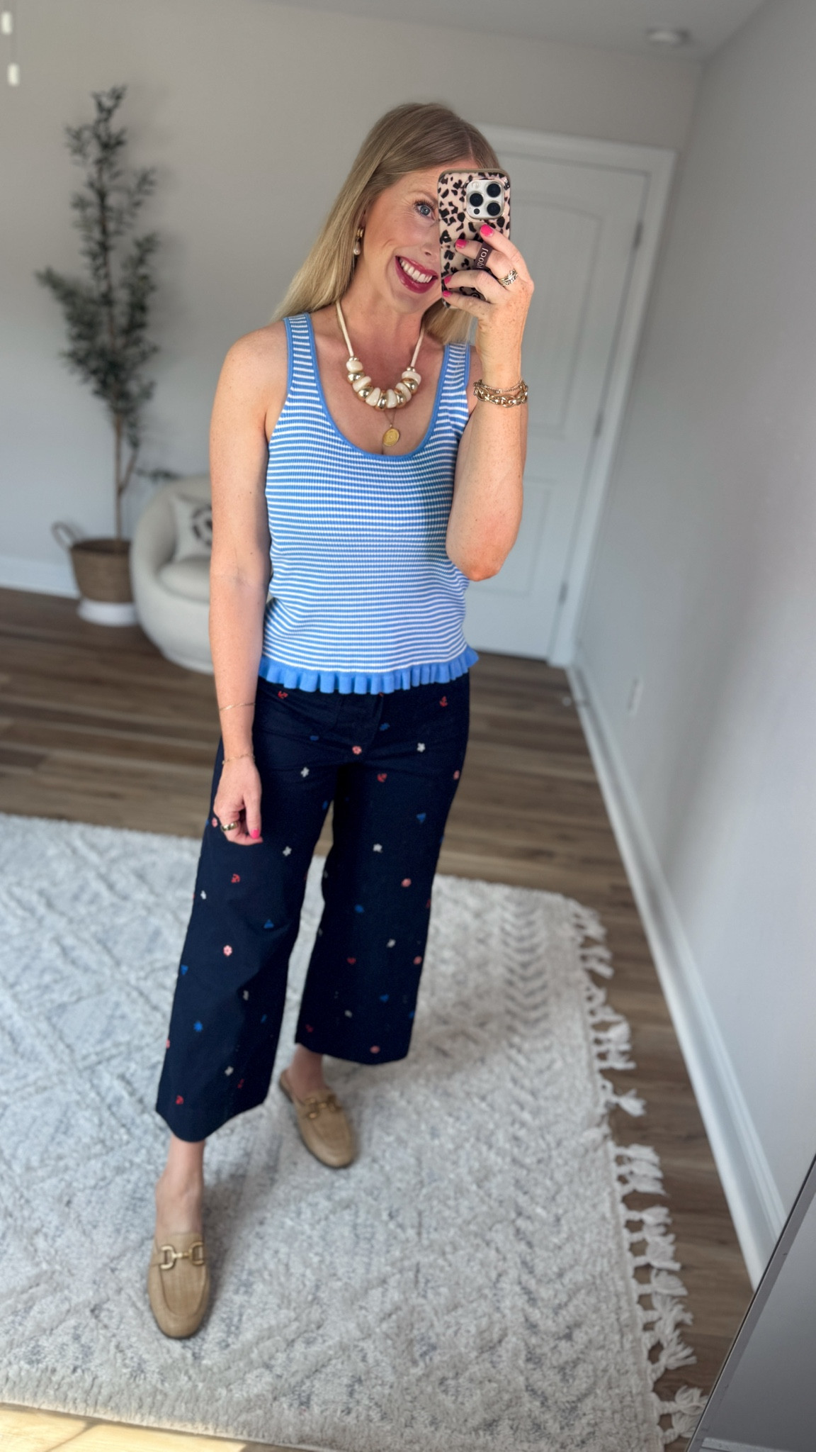 Daily try on, Walmart fashion, Walmart style, Walmart outfit, nautical embroidered pants

#LTKgrwm #LTKootd #LTKmomlife