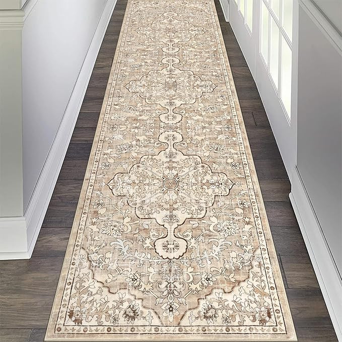 Pauwer Boho Hallway Runner Rug 2x8 Washable Entryway Area Rugs Non Slip Farmhouse Vintage Floor M... | Amazon (US)