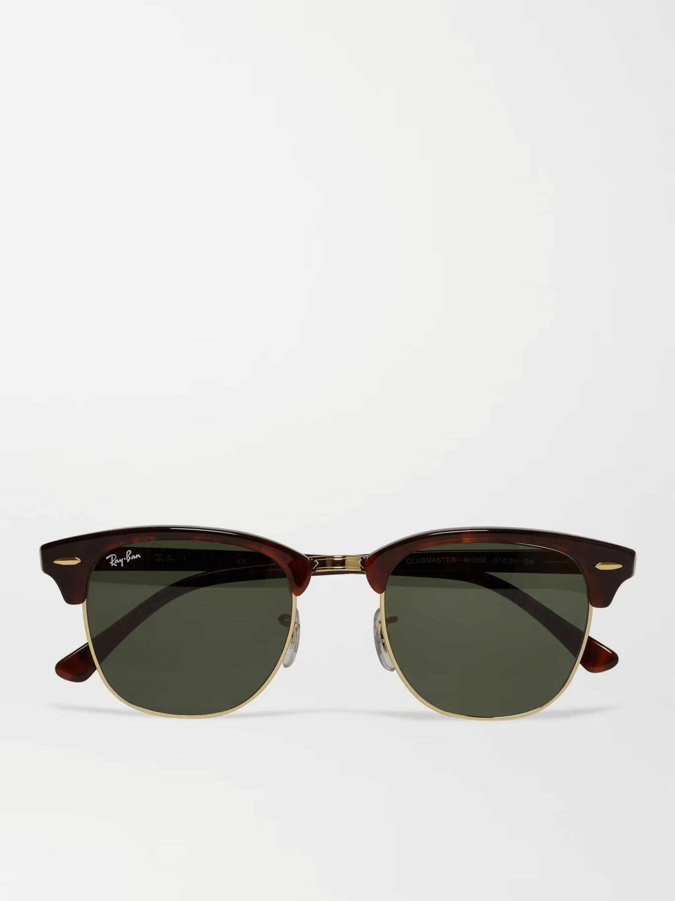 Clubmaster Acetate and Gold-Tone Sunglasses | Mr Porter (US & CA)