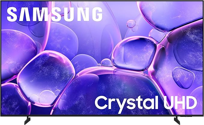 Samsung 75-Inch Class Crystal UHD U8000F 4K Smart TV (2025 Model) Endless Free Content, Crystal P... | Amazon (US)