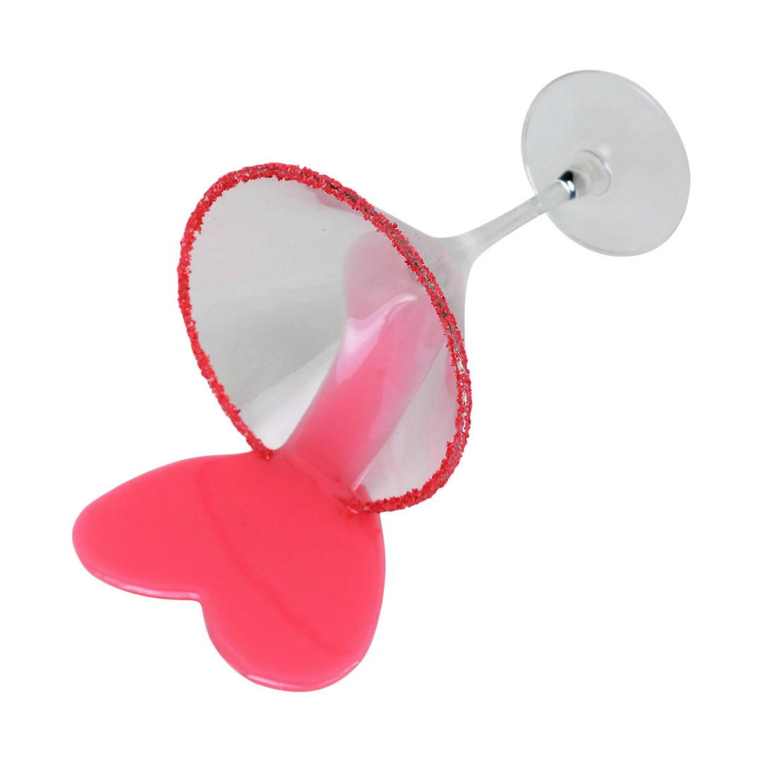 Display Faux Food Prop Spilled Heart Shaped Cosmopolitan | Etsy (US)