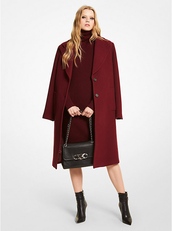 Wool Melton Oversized Coat | Michael Kors US
