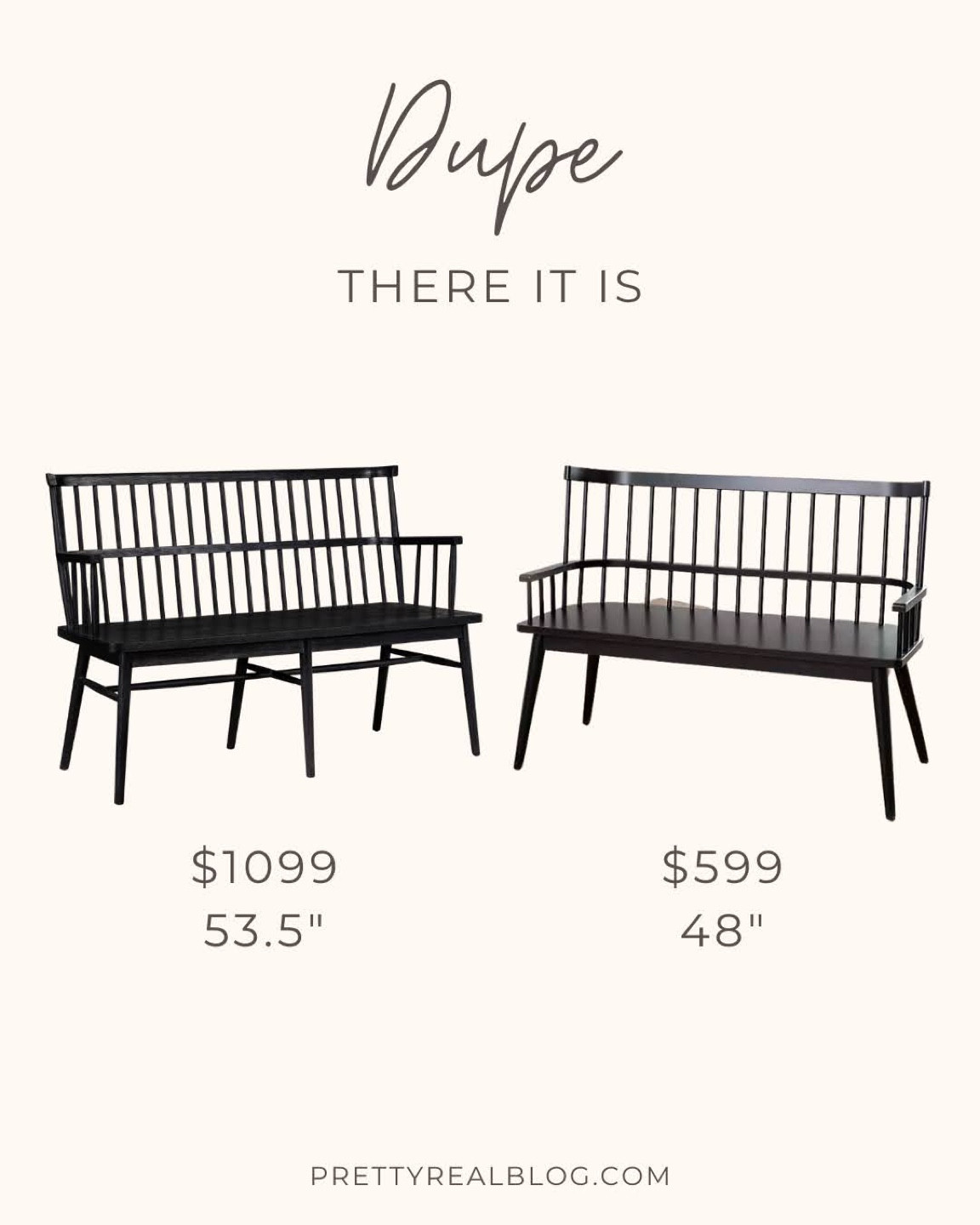 Modern Windsor bench, entryway bench, spindle bench, mudroom bench, black bench, wooden bench 

#LTKhome