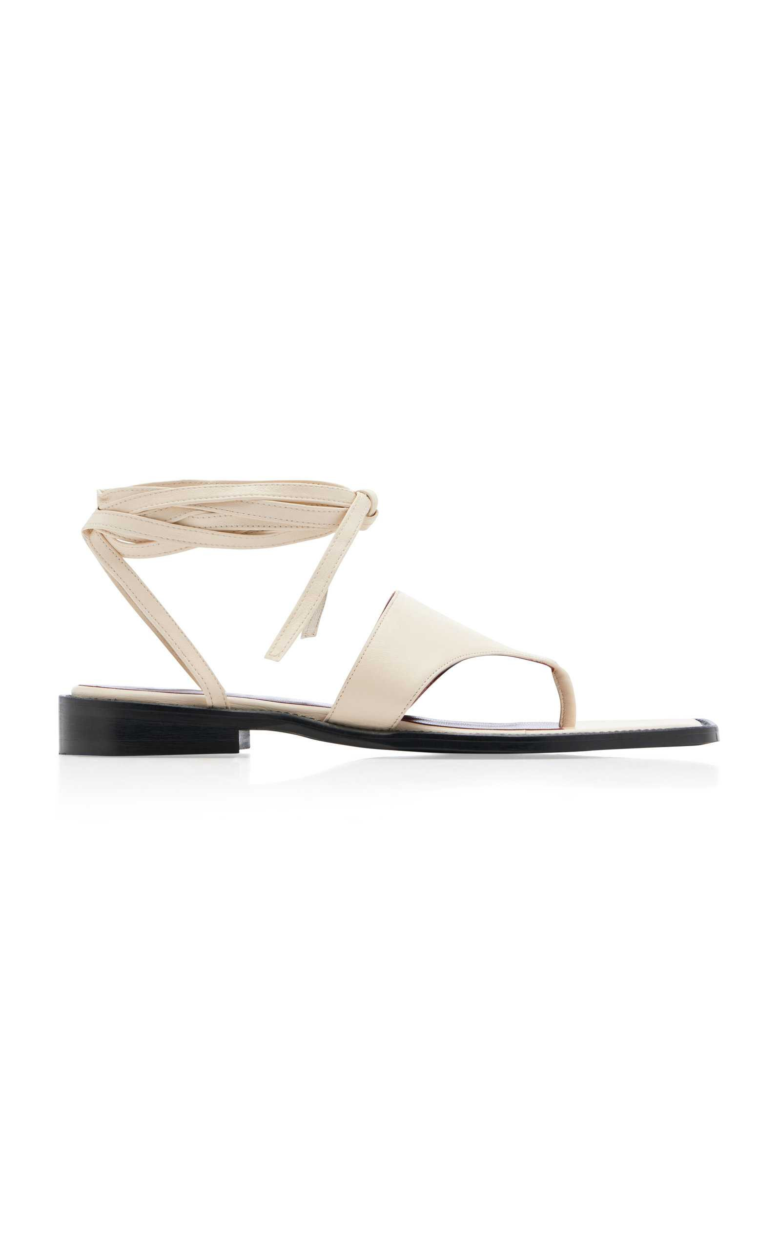 Alexandre Leather Lace-Up Sandals | Moda Operandi (Global)
