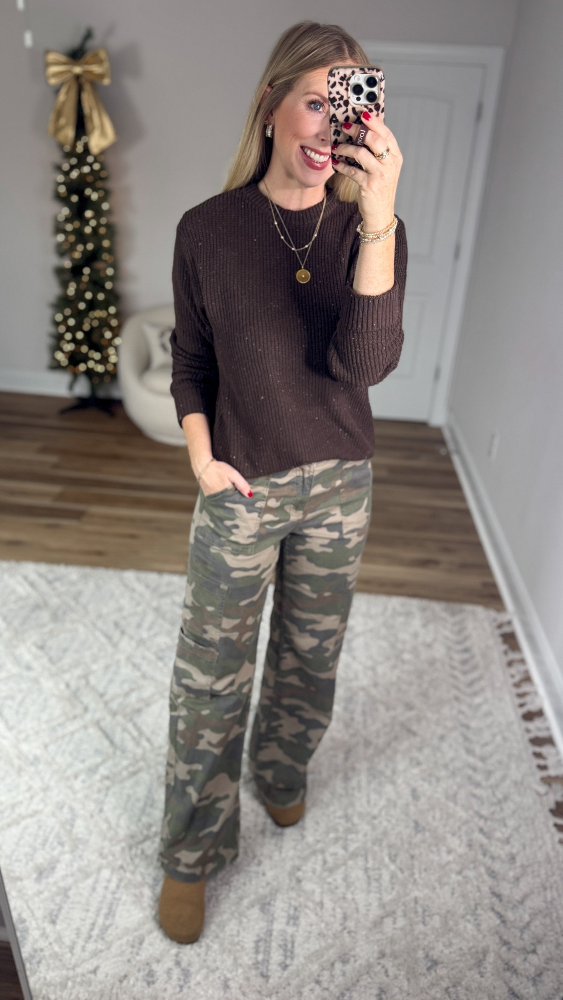 Daily try on, Walmart outfit, Walmart fashion, Walmart try on, confetti sweater 

Small 

#LTKFindsUnder50 #LTKootd