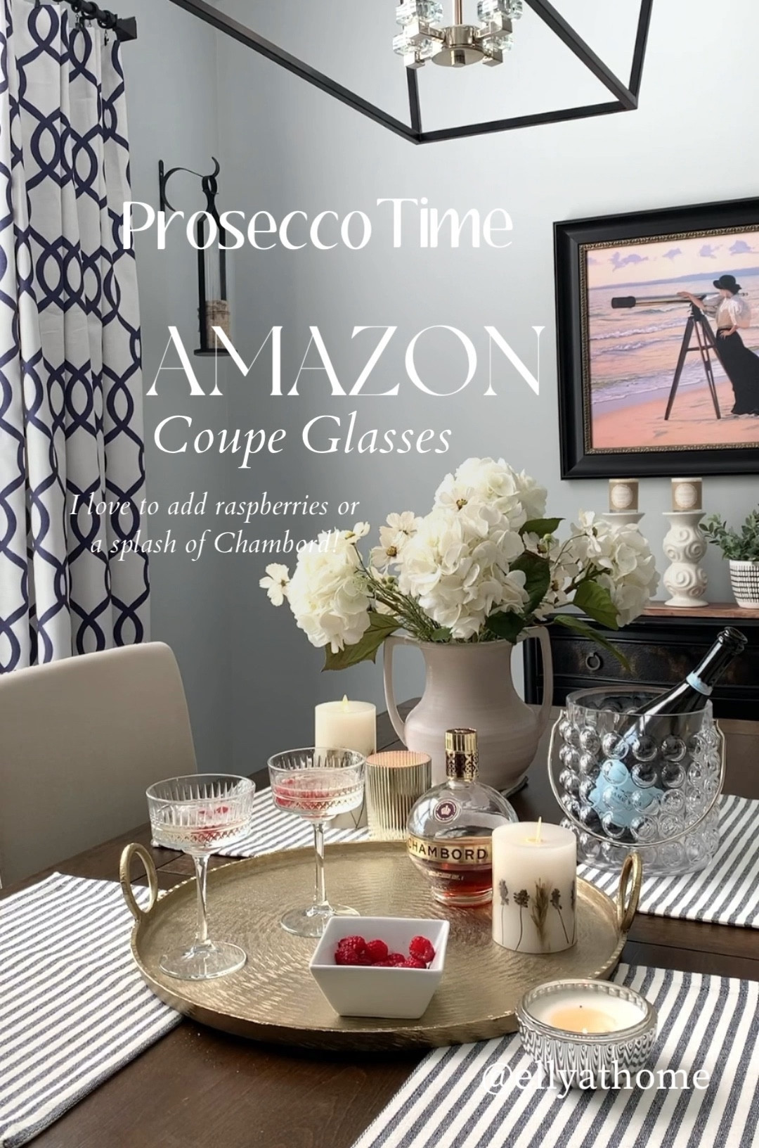 Beautiful Amazon coupe glasses $29 for a set of 4, hobnail ice bucket, brass, gold tray, trophy vase, white florals, fragrant candles, votives, elegant chandelier, artwork, curtain panels. Amazon home, Walmart, Ballard Designs, Target. 

#LTKunder50 

#LTKhome #LTKsalealert