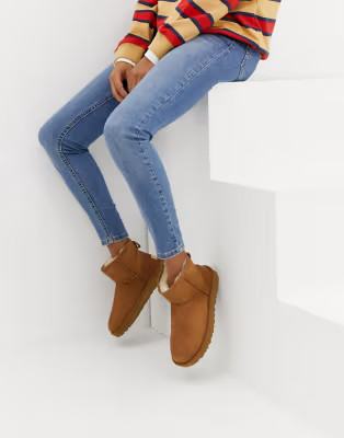 UGG Classic Mini II ankle boots in chestnut | ASOS (Global)