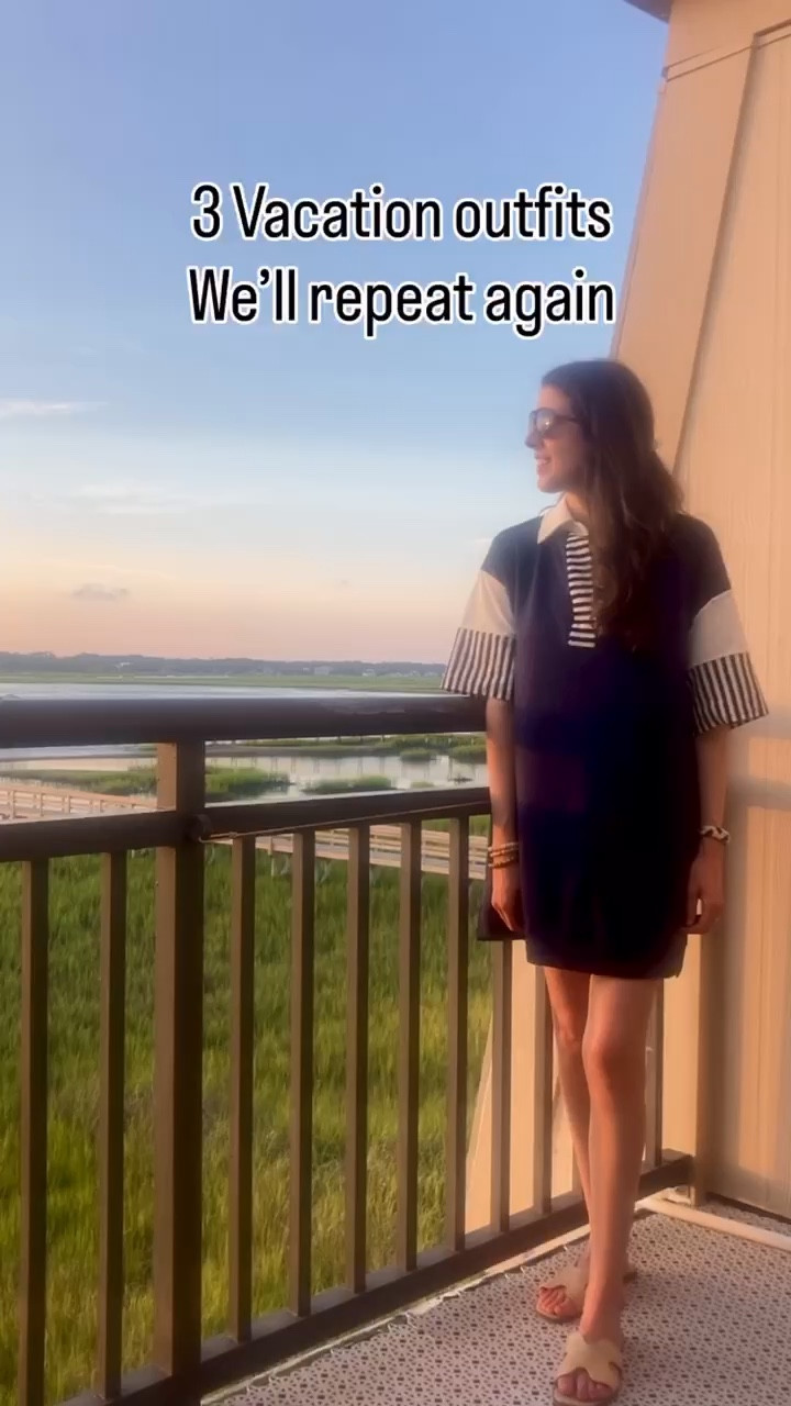 3 vacation outfits that we’ll will wear again 🩵

wore these last year and they’re so good we’ll be wearing them again. This blue and white stripe dress is my favorite.￼

The preppy navy and white polo dress is so good it’s knit and stretchy, and it can be worn as a cover-up.

This two piece stripe set is so comfy for travel and you can mix and match the pieces￼￼

Vacation outfits beach


#LTKTravel #LTKSaleAlert #LTKSeasonal